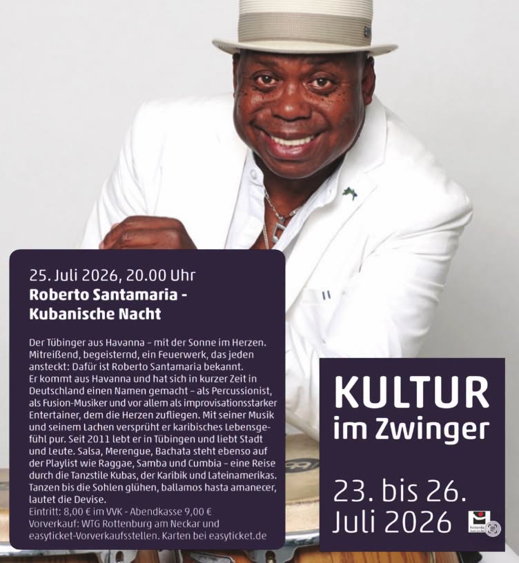 Kubanischer Abend mit ROBERTO SANTAMARIA